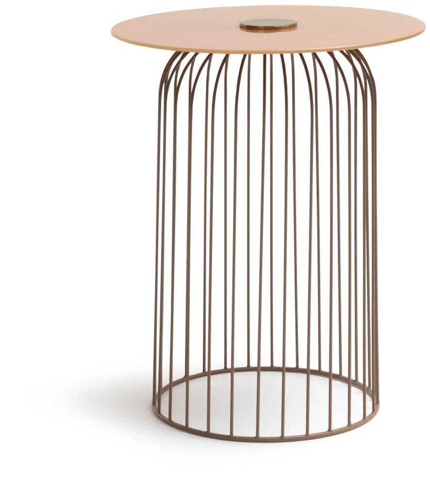 Zora bijzettafel H51,5cm - Oranje