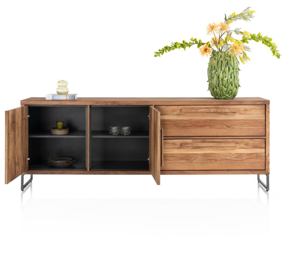 Everest, dressoir 220 cm - 2-deuren + 2-laden - Afbeelding 3