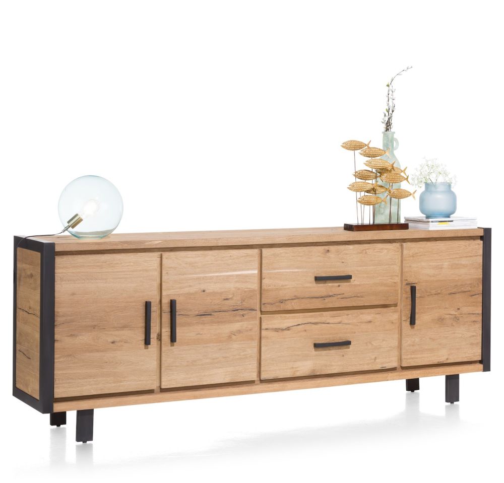 Brooklyn, dressoir 240 cm - 3-deuren + 2-laden - Afbeelding 2