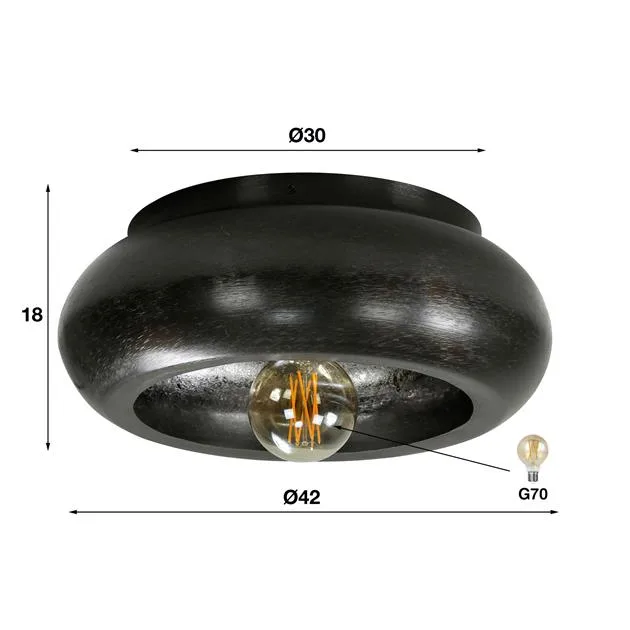 Plafondlamp Sky 1L Ø42 - Afbeelding 3