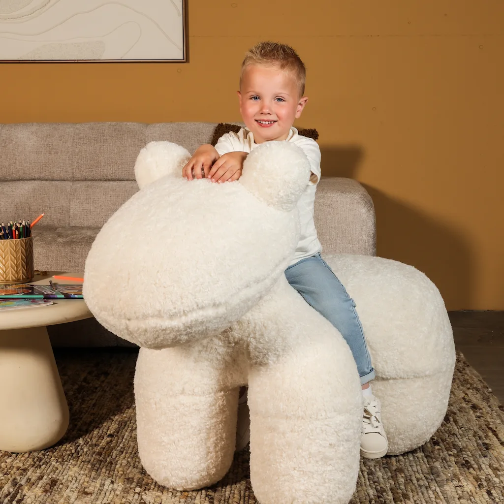 Kinder Fauteuil Alpaca - Teddy - Beige - Afbeelding 2