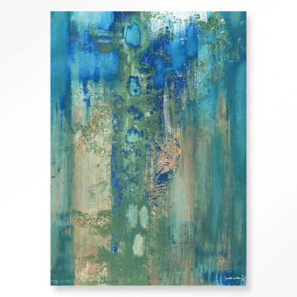 Blue Green Abstract