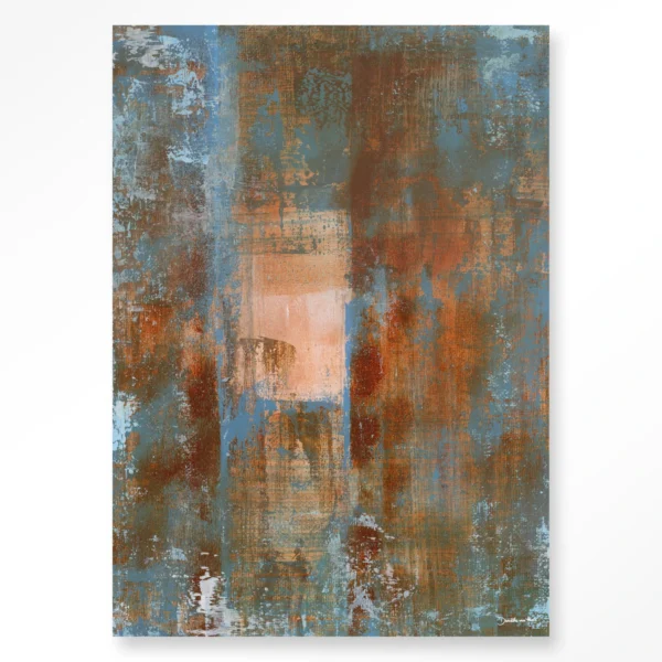 Blue Ocker Abstract 2
