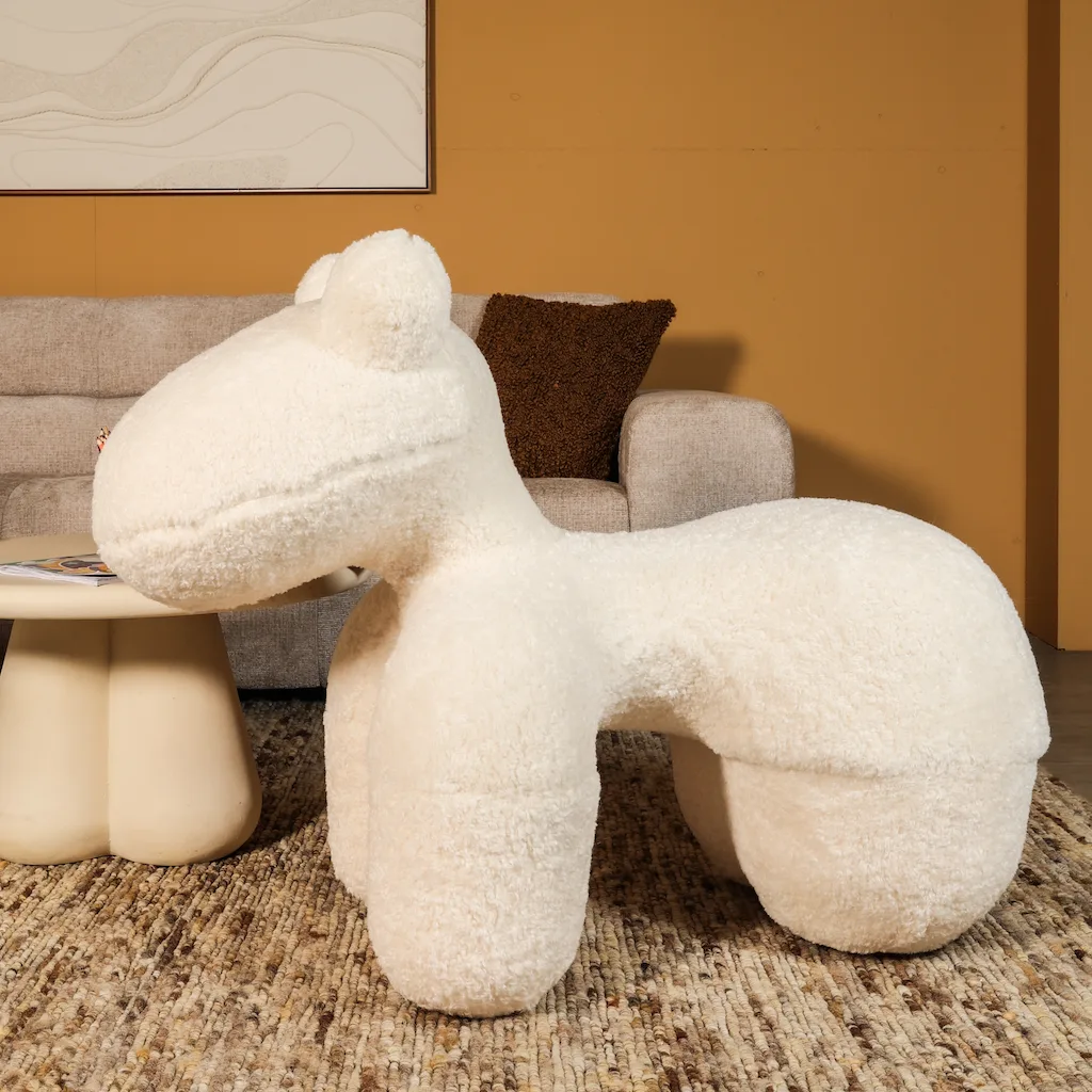 Kinder Fauteuil Alpaca - Teddy - Beige - Afbeelding 6