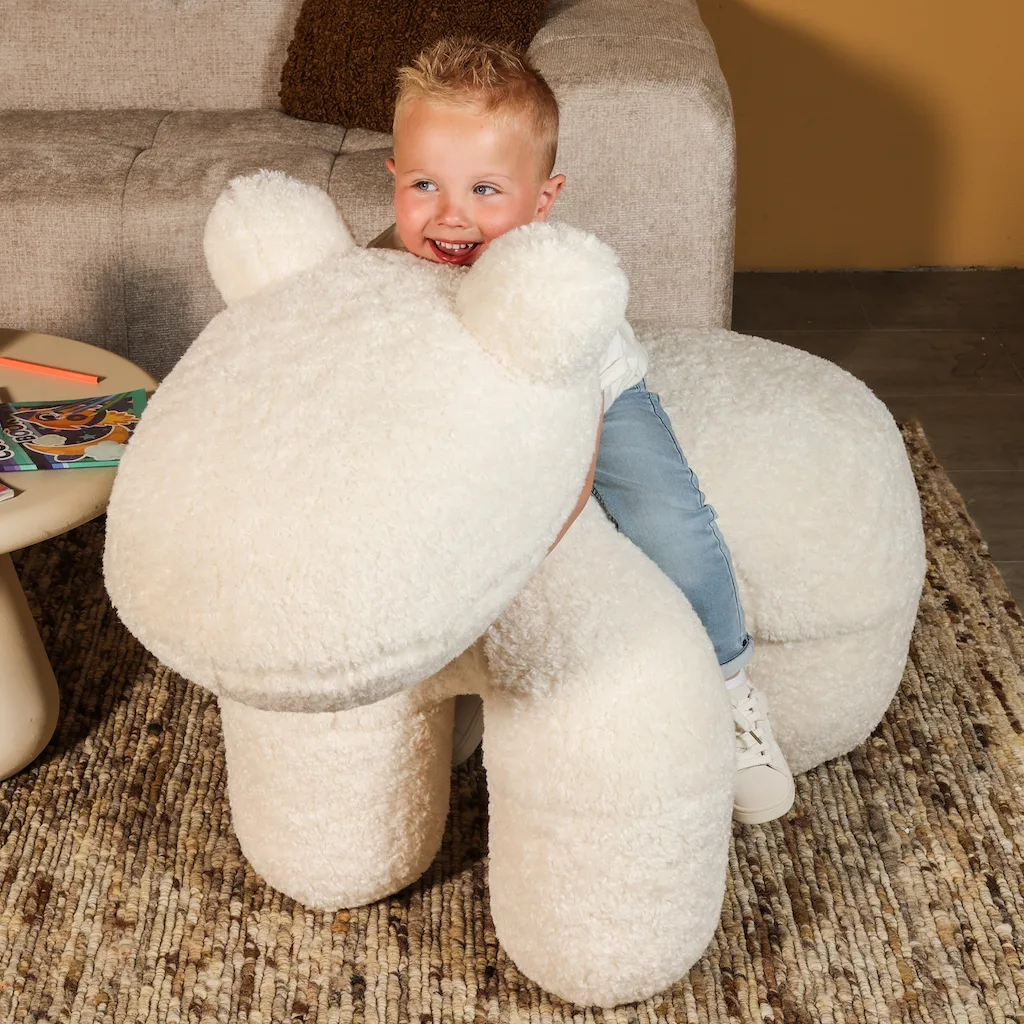 Kinder Fauteuil Alpaca - Teddy - Beige - Afbeelding 5