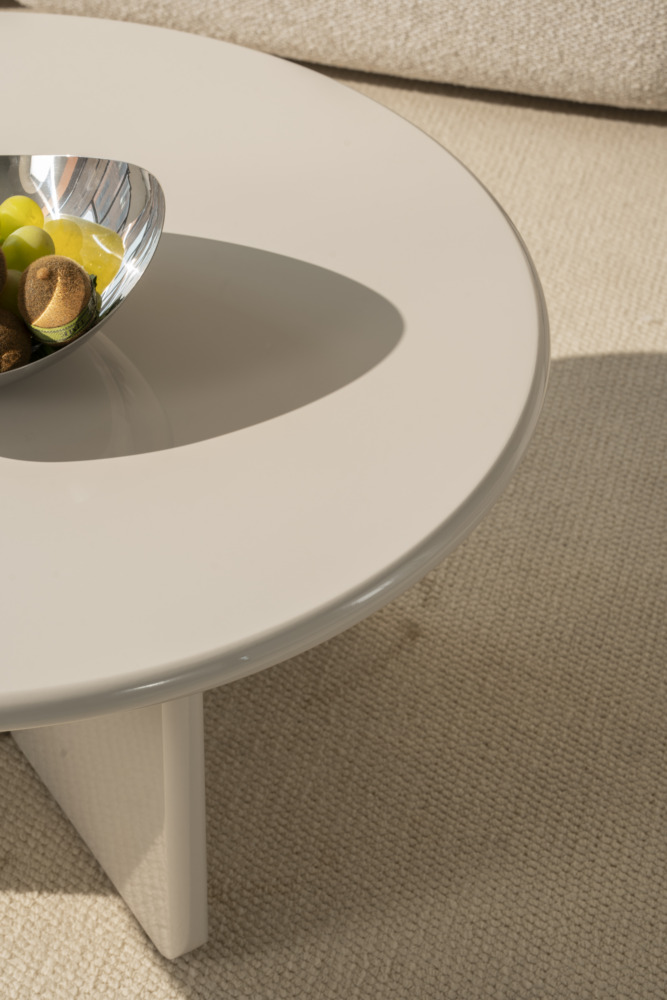 Salontafel Odell rond wit - Afbeelding 9